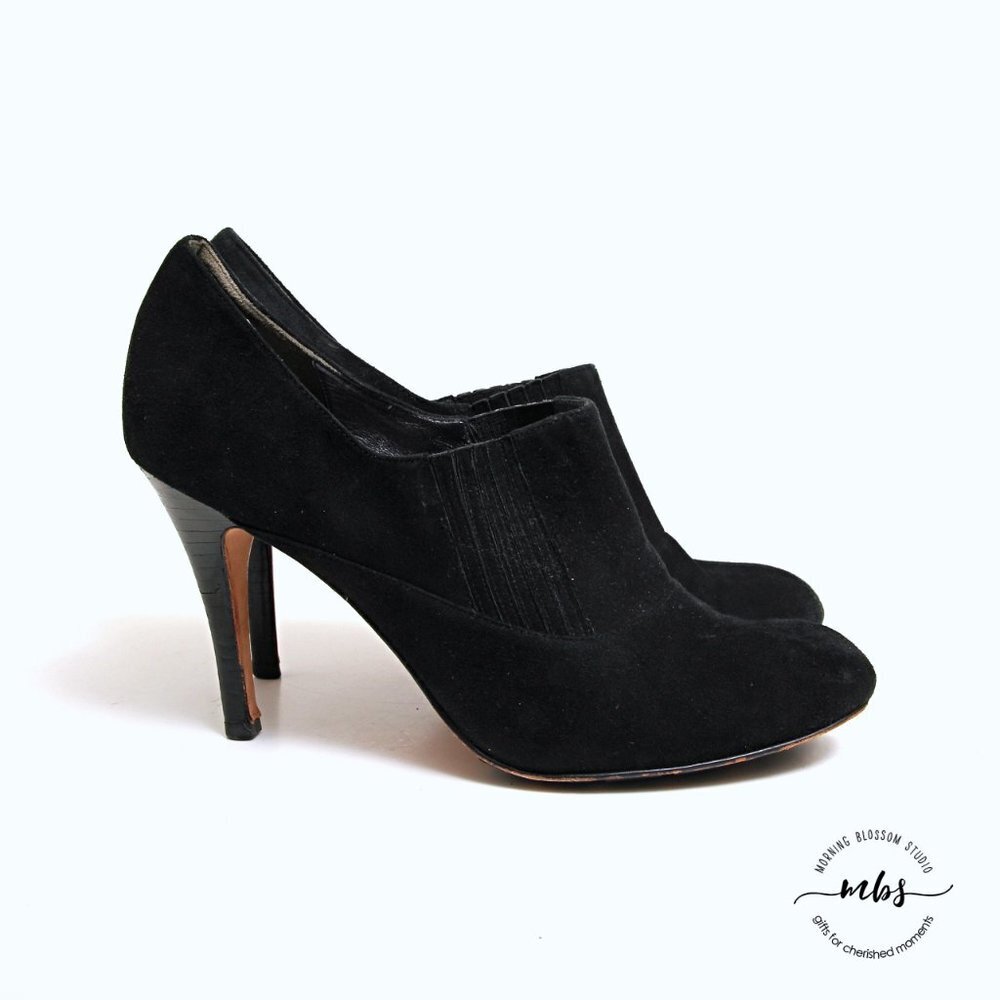Cole Haan x Nike Air Talia Suede Heeled Booties